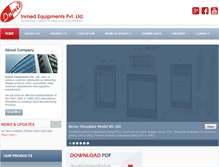 Tablet Screenshot of inmedequipments.com